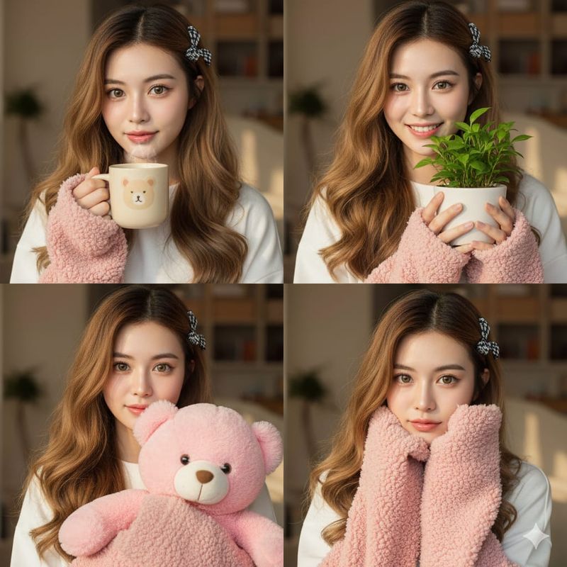 Each portrait contains a warm and intimate "whisper"...