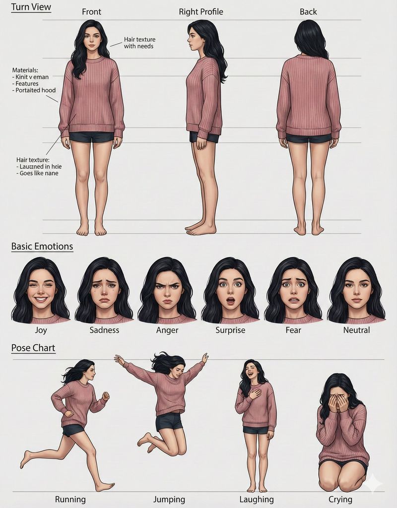 Character Design Reference Image